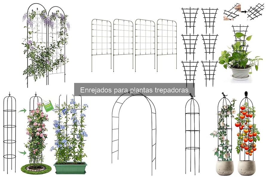 Comparativa: Enrejados de Madera vs Metálicos para Plantas