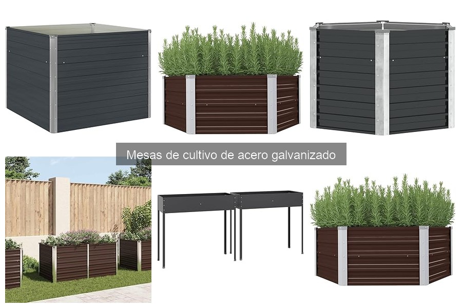 Comparativa: Mesas de Cultivo de Acero Galvanizado vs Plástico