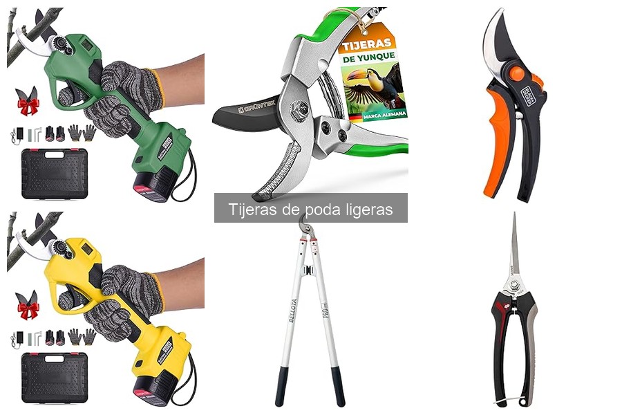 Comparativa: Tijeras de Poda Ligeras vs Pesadas