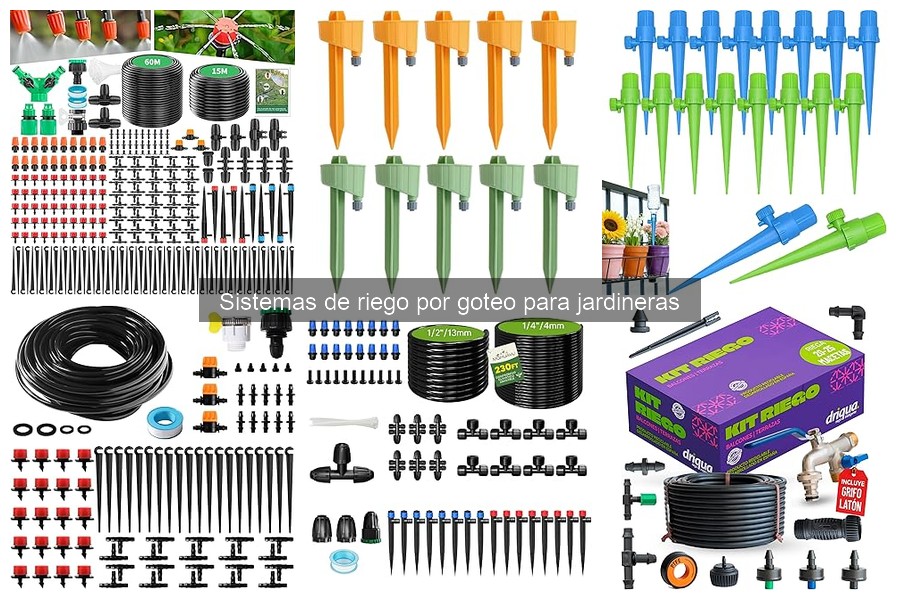 Compatibilidad de riego por goteo con plantas específicas