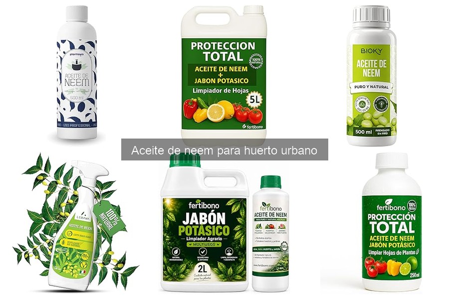 Consejos para mezclar aceite de neem en tu huerto urbano