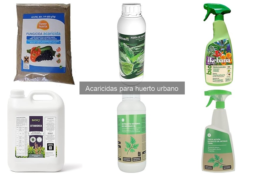 ¿Cuánto cuesta un acaricida para huerto urbano?