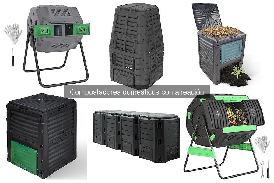 ¿Cuánto cuesta un compostador doméstico con aireación?