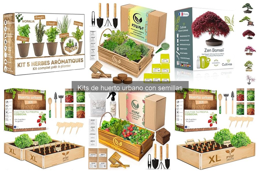 Descubre los Mejores Tipos de Kits de Huerto Urbano