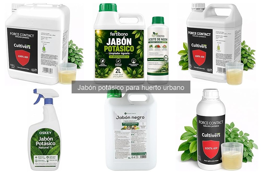 Diferencias entre Jabón Potásico y Otros Insecticidas