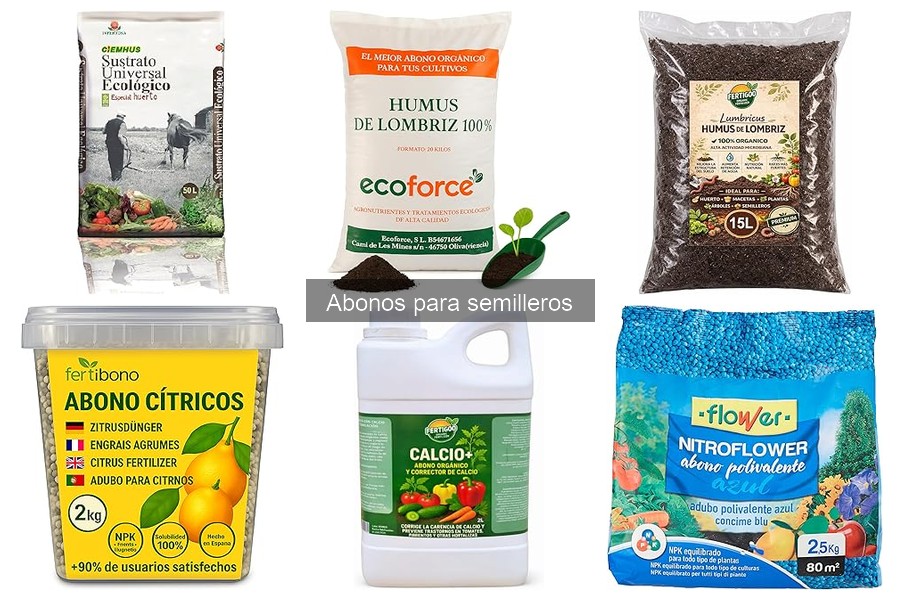 Dónde comprar abonos para semilleros a buen precio