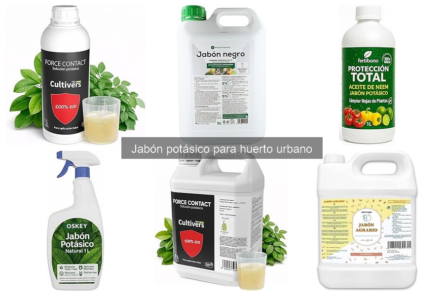 ¿Dónde comprar jabón potásico para huerto urbano?