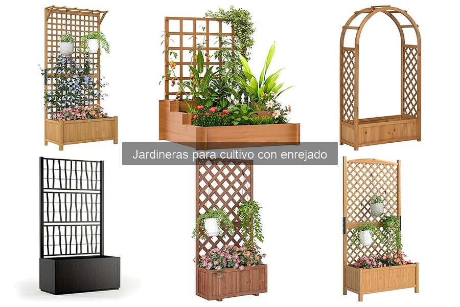 Dónde comprar jardineras con enrejado para tu huerto urbano
