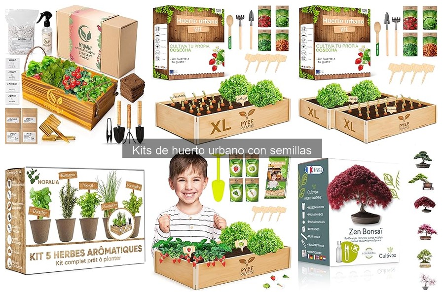 Dónde comprar kits de huerto urbano con semillas