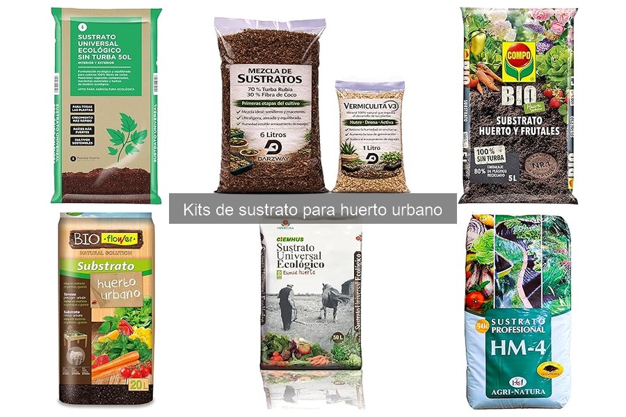 Dónde comprar kits de sustrato para huertos urbanos