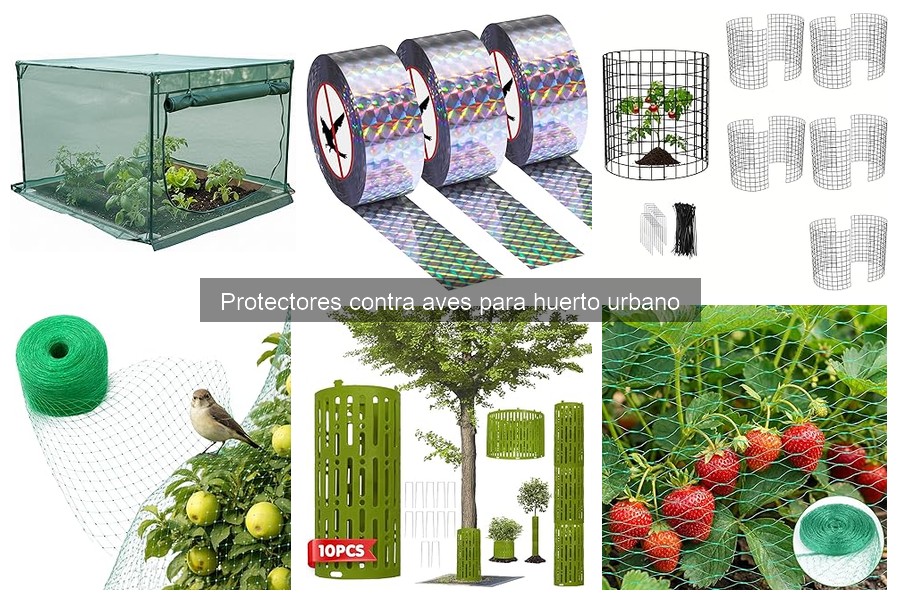 Dónde comprar protectores contra aves baratos para el huerto