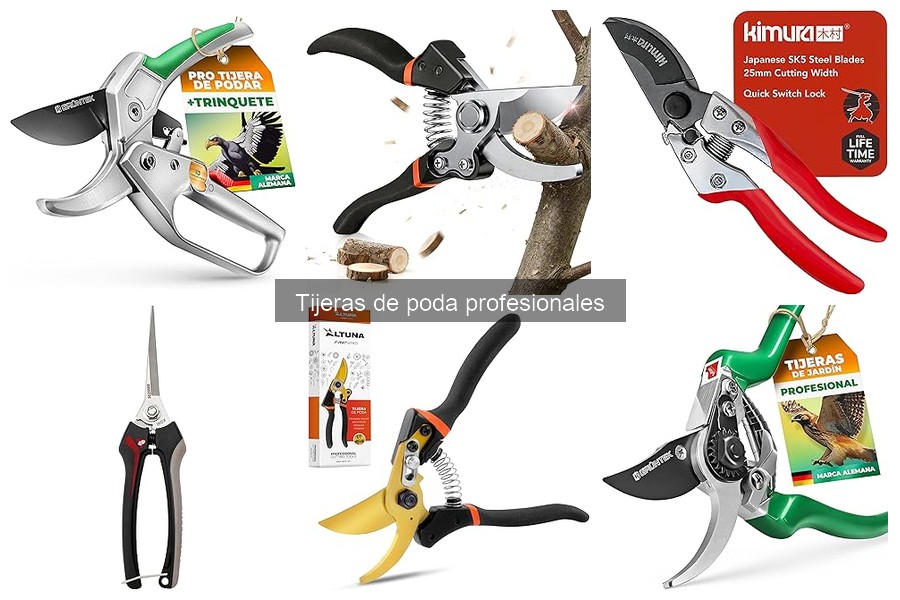 Dónde comprar tijeras de poda profesionales: mejores tiendas