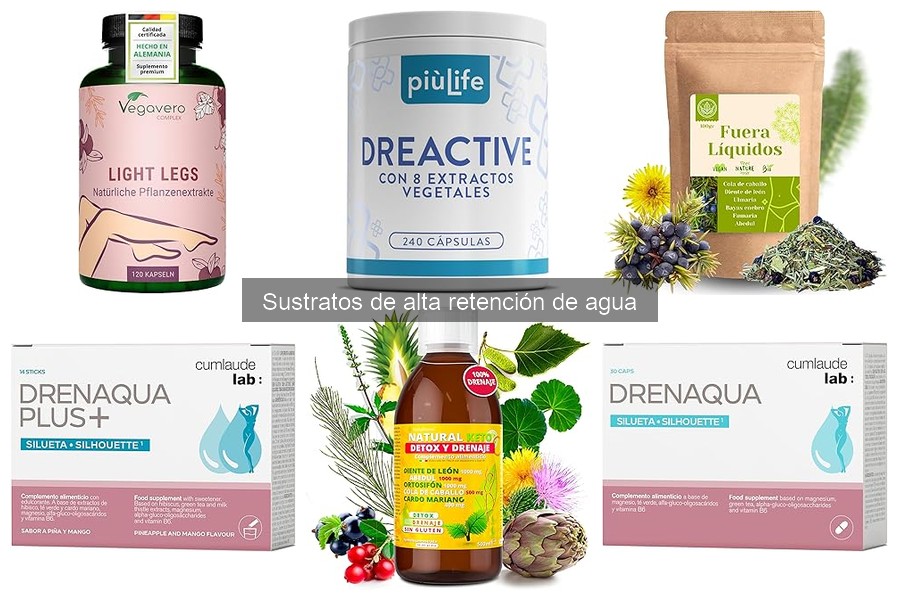 Efectos de sustratos de alta retención de agua en plantas