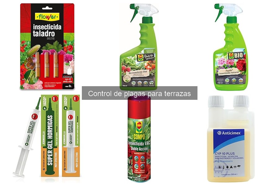 Elimina plagas de forma segura en terrazas pequeñas