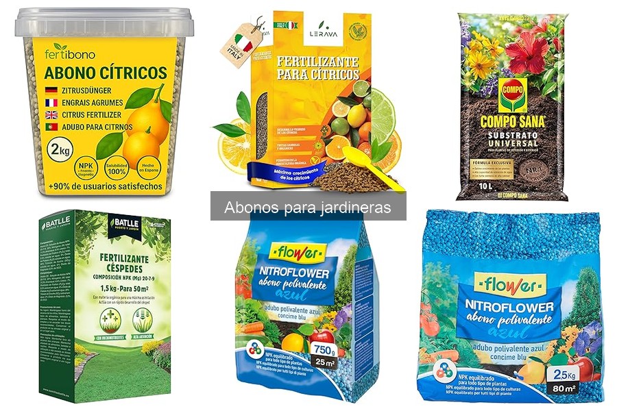 Errores comunes al usar abonos en jardineras