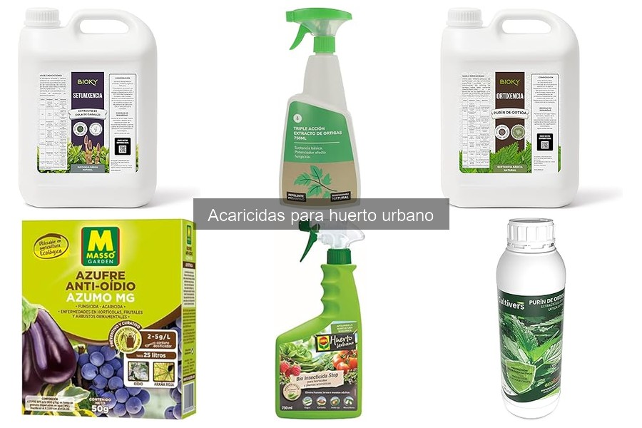 Errores comunes al usar acaricidas en huerto urbano y soluciones