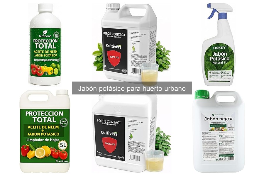 Errores comunes al usar jabón potásico en huerto urbano