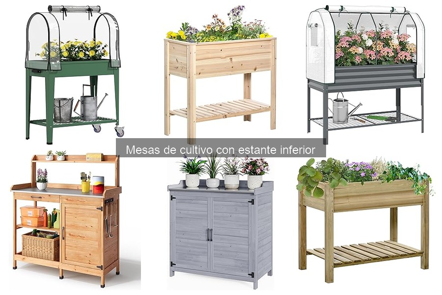 Errores comunes al usar mesas de cultivo con estante inferior