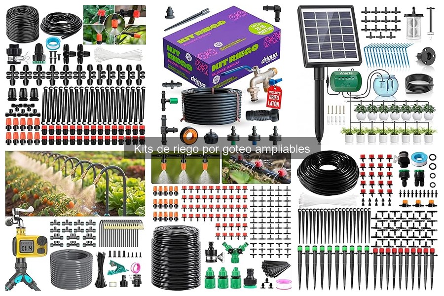 ** Errores comunes en kits de riego por goteo ampliables