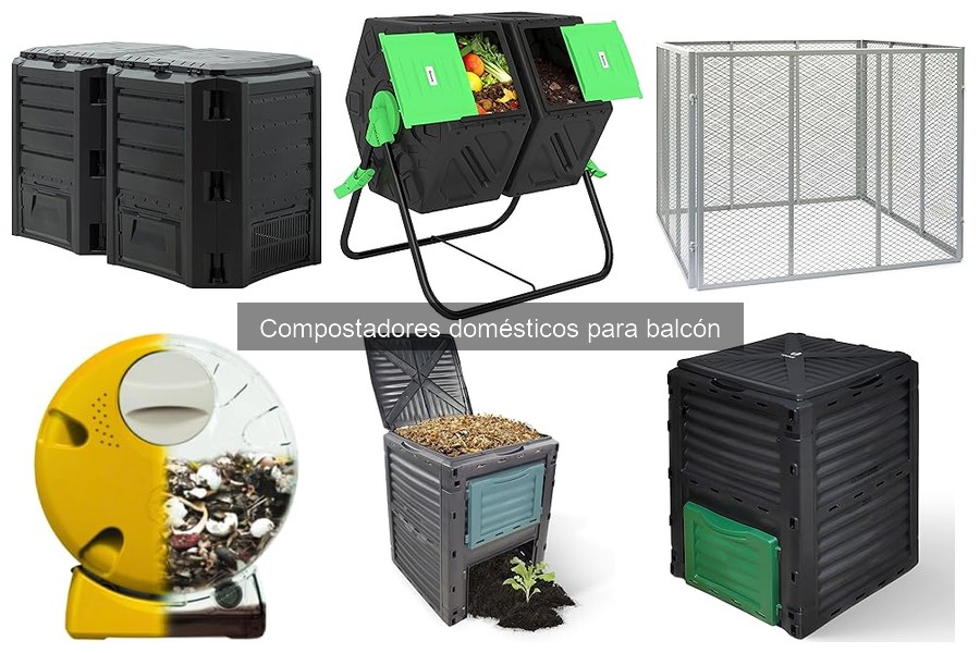 Espacio ideal para compostadores en tu balcón