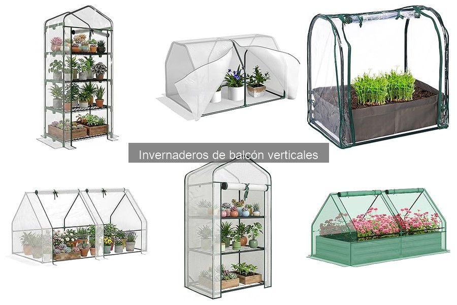 Guía de compra de invernaderos verticales para balcón