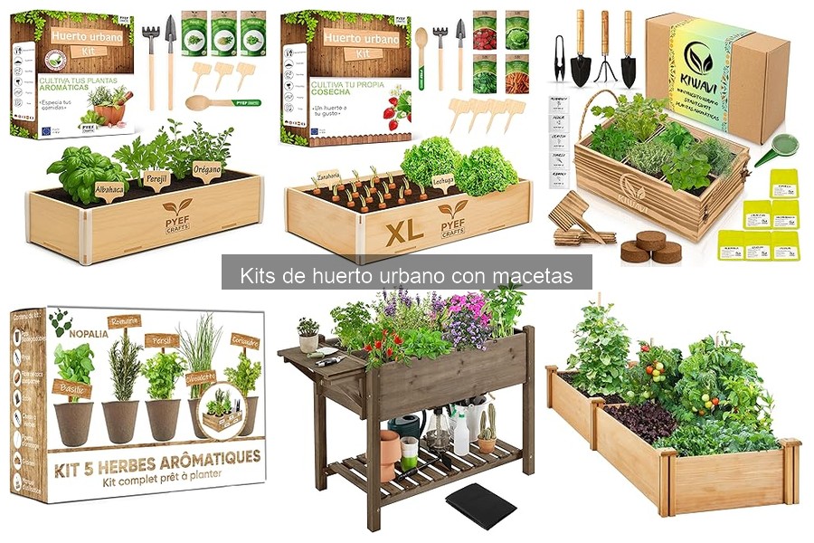 Guía de Compra de Kits de Huerto Urbano con Macetas