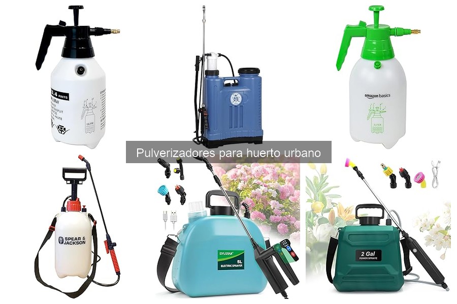 Guía de compra de pulverizadores para huerto urbano