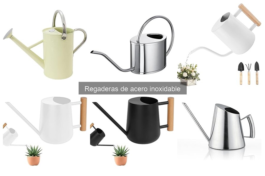 Guía de compra: Regaderas de acero inoxidable para tu huerto
