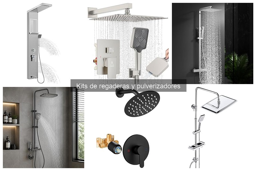 Guía para elegir el mejor kit de regaderas y pulverizadores