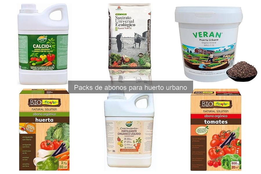 Guía para Elegir el Pack de Abonos Ideal para tu Huerto Urbano