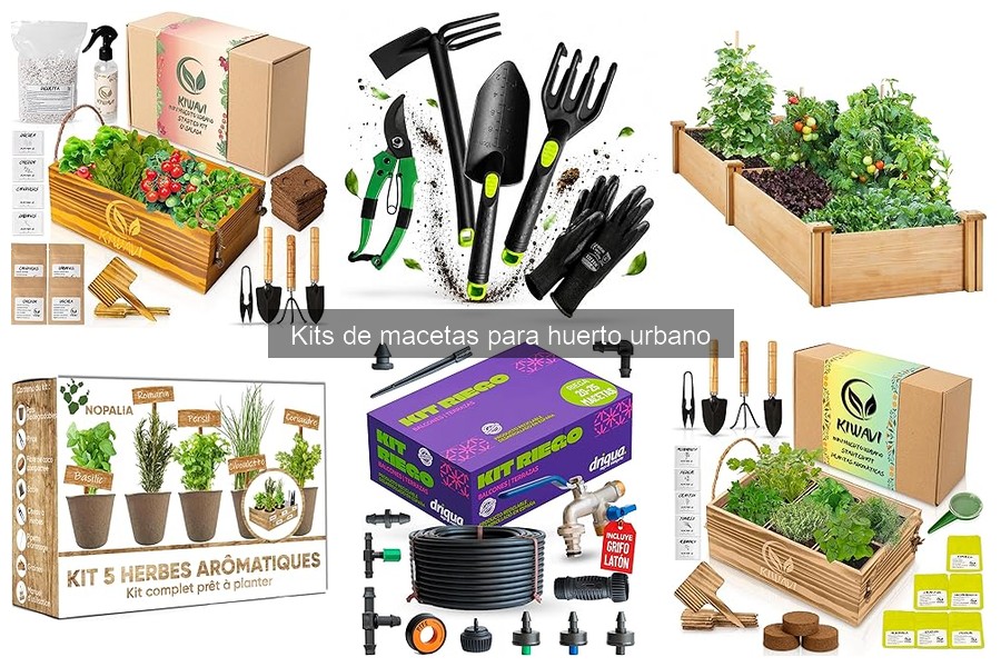 Impacto ambiental de los kits de macetas para huertos urbanos