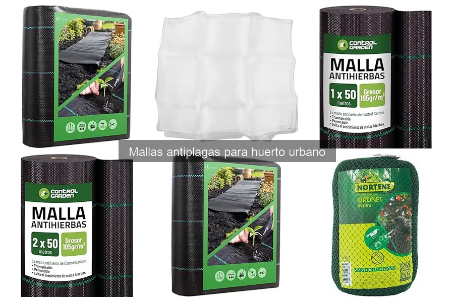 Impacto ecológico de mallas antiplagas en huertos urbanos