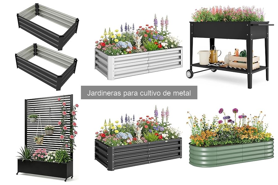Jardineras de metal vs. otras: ventajas y beneficios