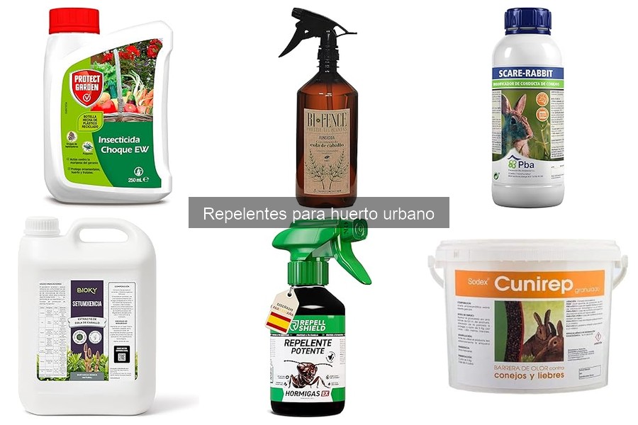 Los 3 mejores repelentes para plagas en el huerto urbano