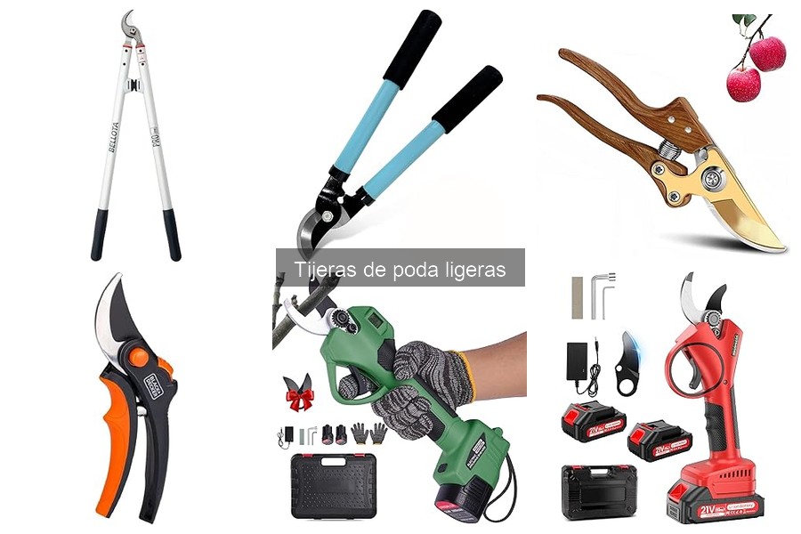 Mantenimiento de tijeras de poda ligeras: Guía completa