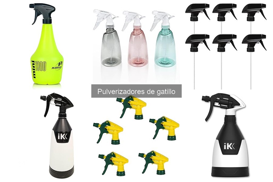 Mantenimiento y limpieza de pulverizadores de gatillo