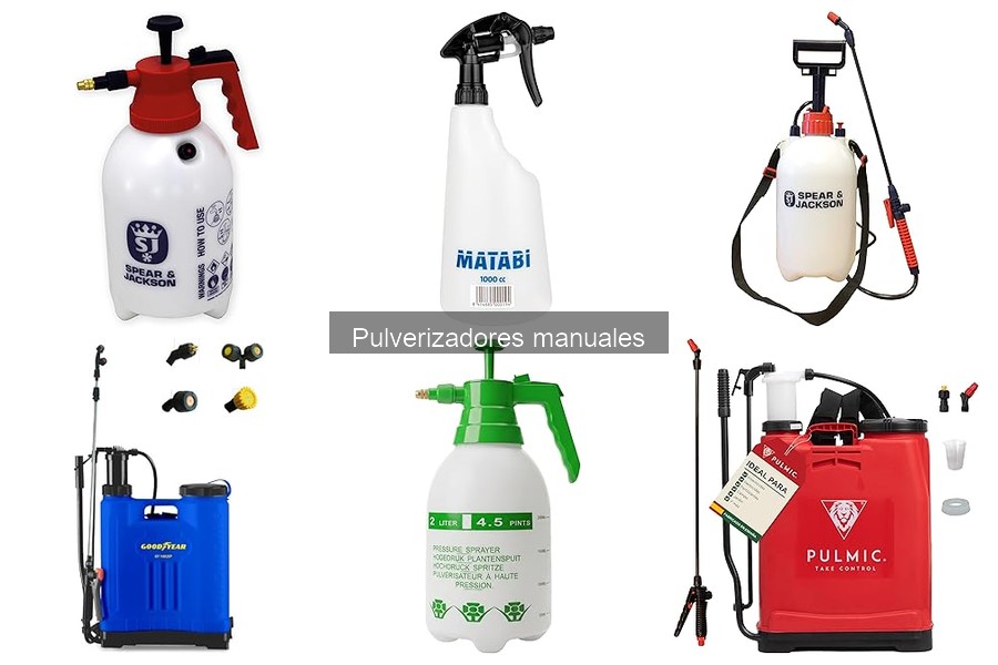 Mantenimiento y limpieza de pulverizadores manuales