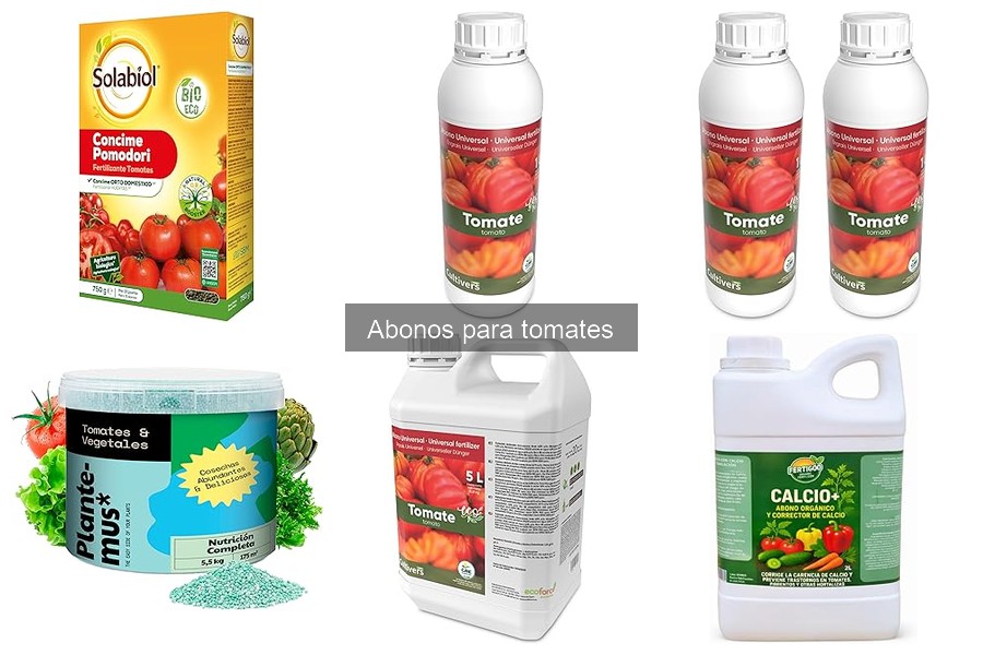 Mejores Abonos para Tomates en Cultivo Urbano - Comparativa
