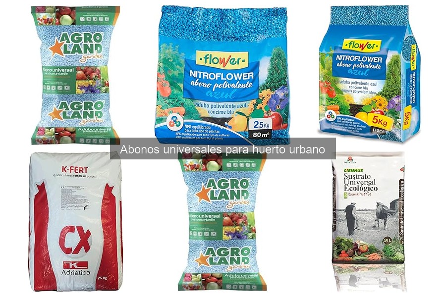 Mejores abonos universales para cultivo en casa