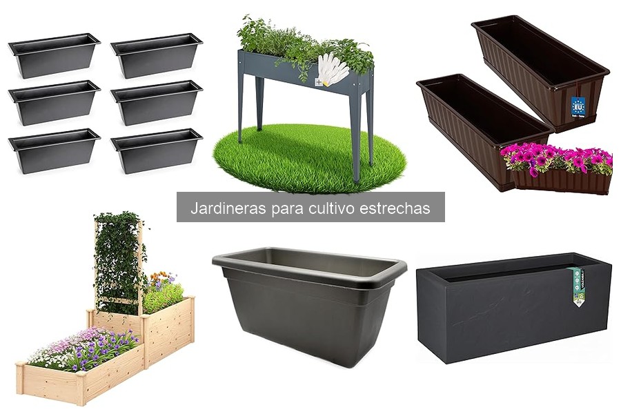 Mejores accesorios para jardineras estrechas en casa