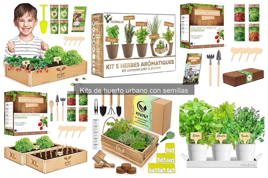 ** Mejores accesorios para kits de huerto urbano en casa