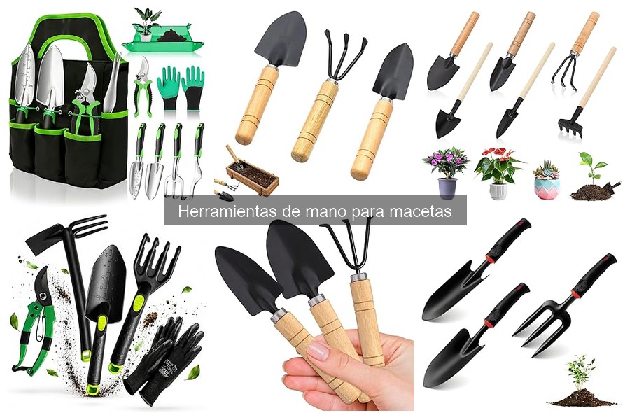 Mejores herramientas de mano para jardinería en macetas