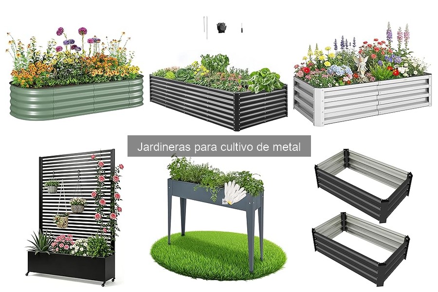Mejores Jardineras de Metal para Huertos Urbanos 2023