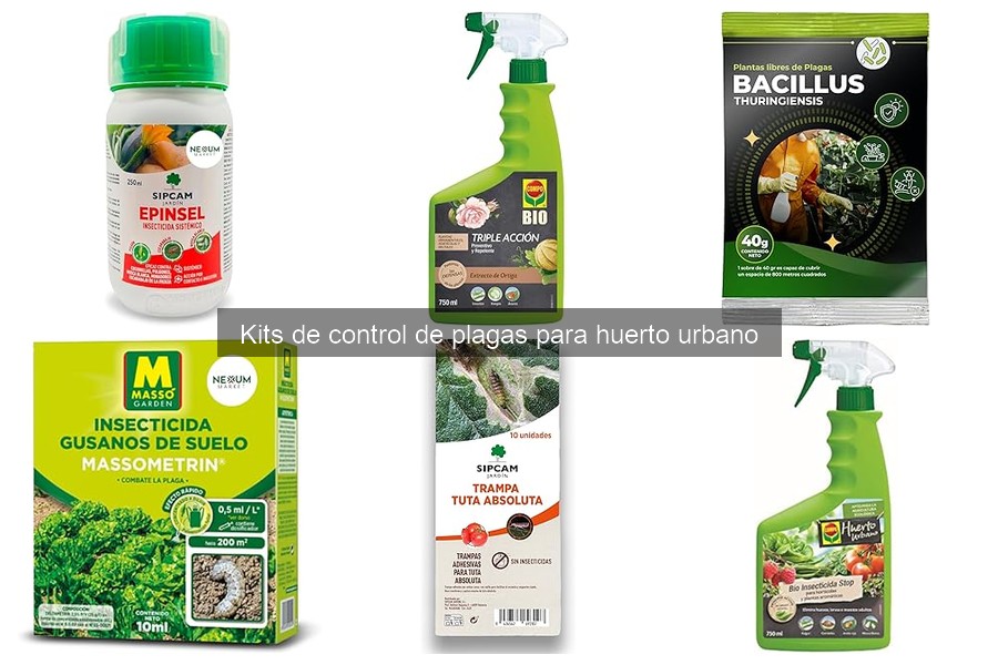 Mejores kits de control de plagas para huerto urbano