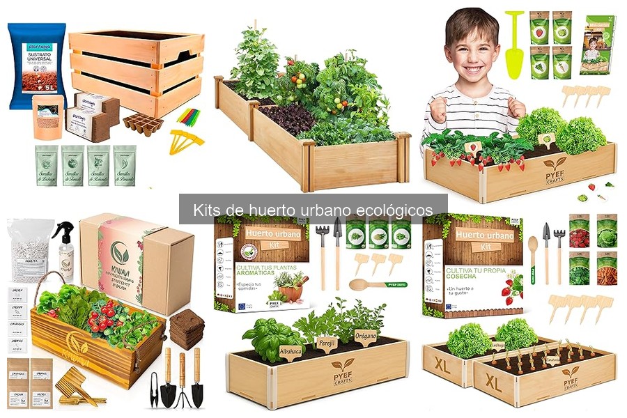 Mejores kits de huerto urbano ecológicos para principiantes