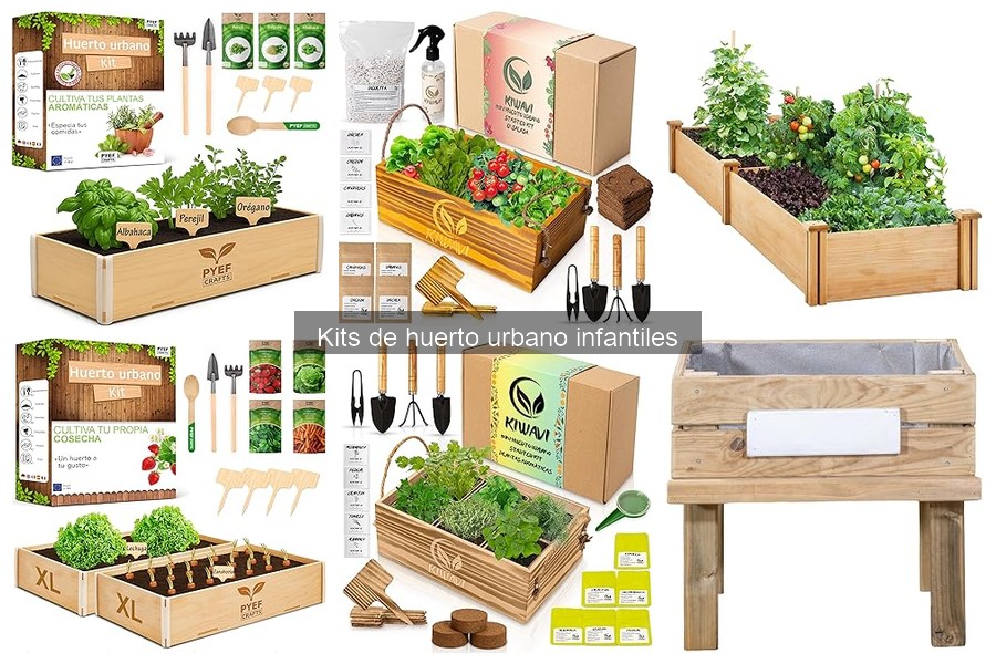 Mejores kits de huerto urbano infantiles para cultivar en casa