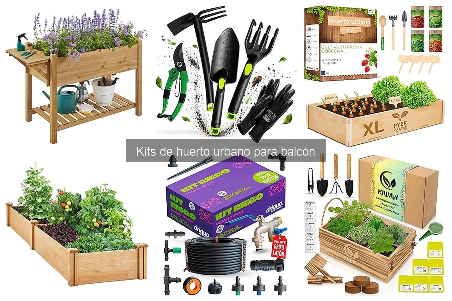 Mejores kits de huerto urbano para balcón: comparativa 2023