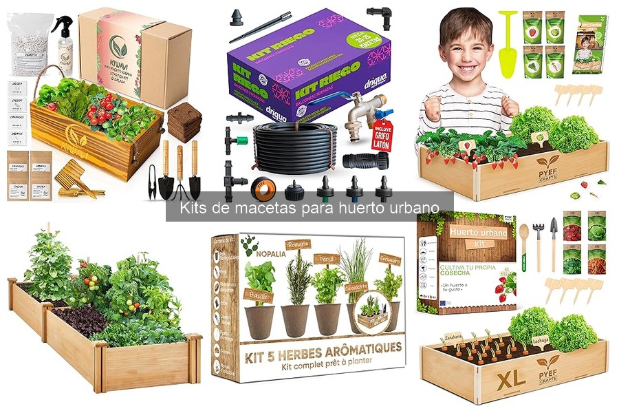 Mejores kits de macetas para huerto urbano en 2023