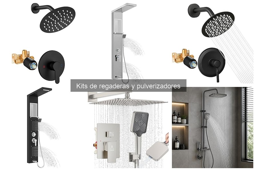 Mejores kits de regaderas y pulverizadores para espacios pequeños