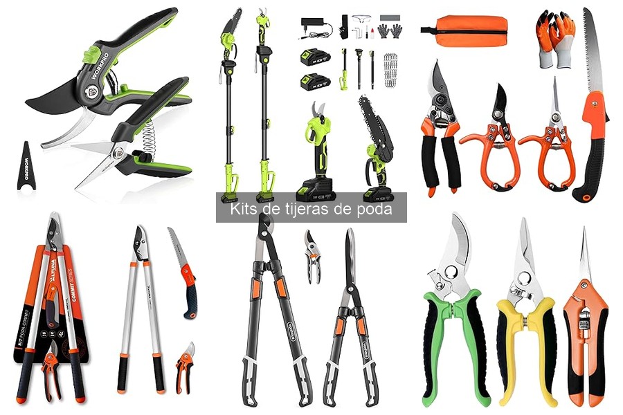 Mejores kits de tijeras de poda para jardineros principiantes